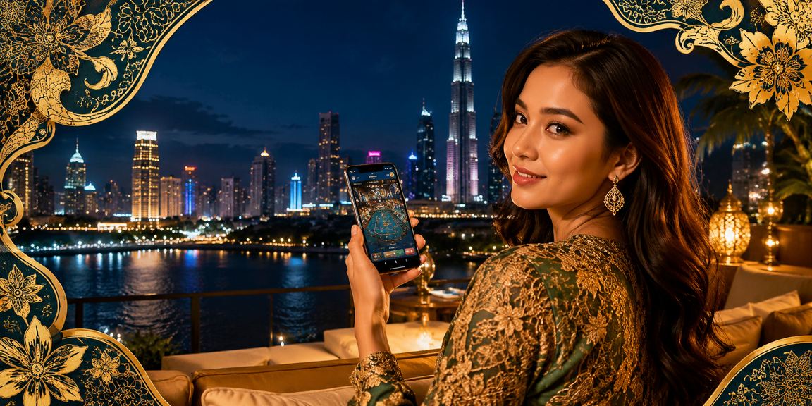 Pengguna kasino mudah alih Kuala Lumpur dengan corak batik yang bermain secara seimbang dan sedar